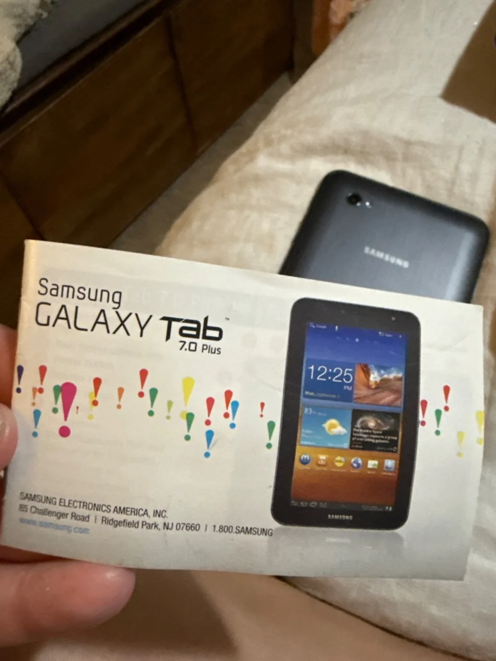 Samsung tablet - 7.0 plus